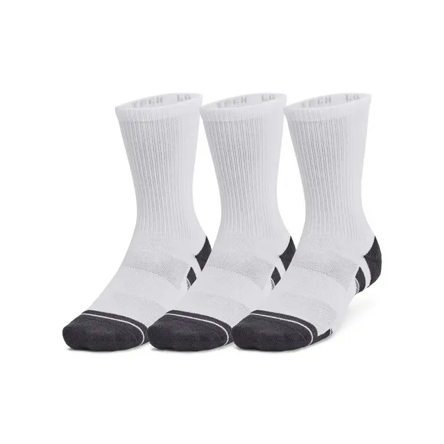 3PACK ponožky Under Armour bílé (1379512 100)