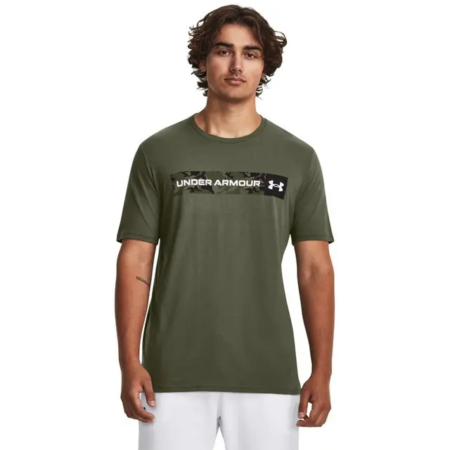 Under Armour UA CAMO CHEST STRIPE SS Pánské tričko US