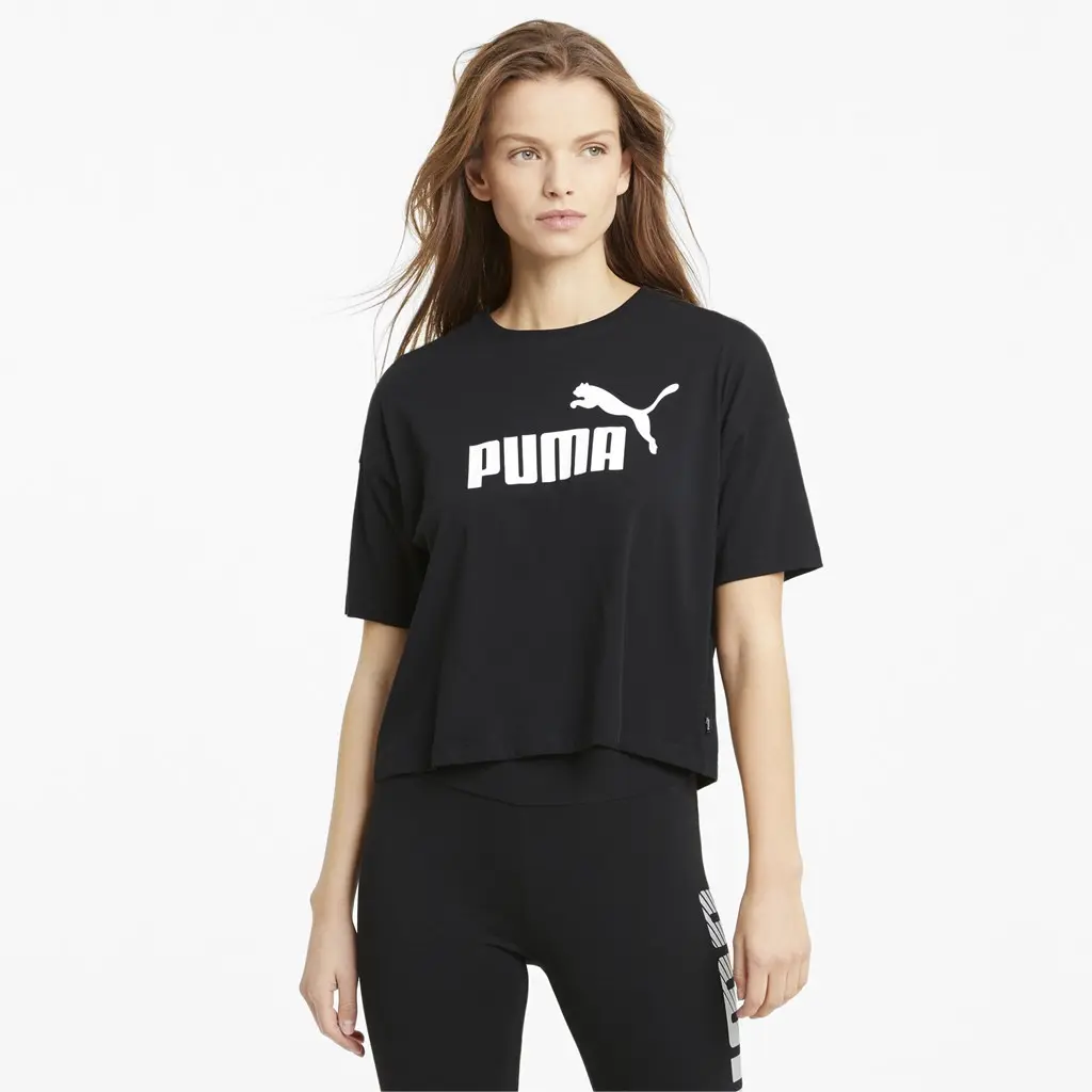 Puma ESS Cropped Logo Tee Dámské tričko US