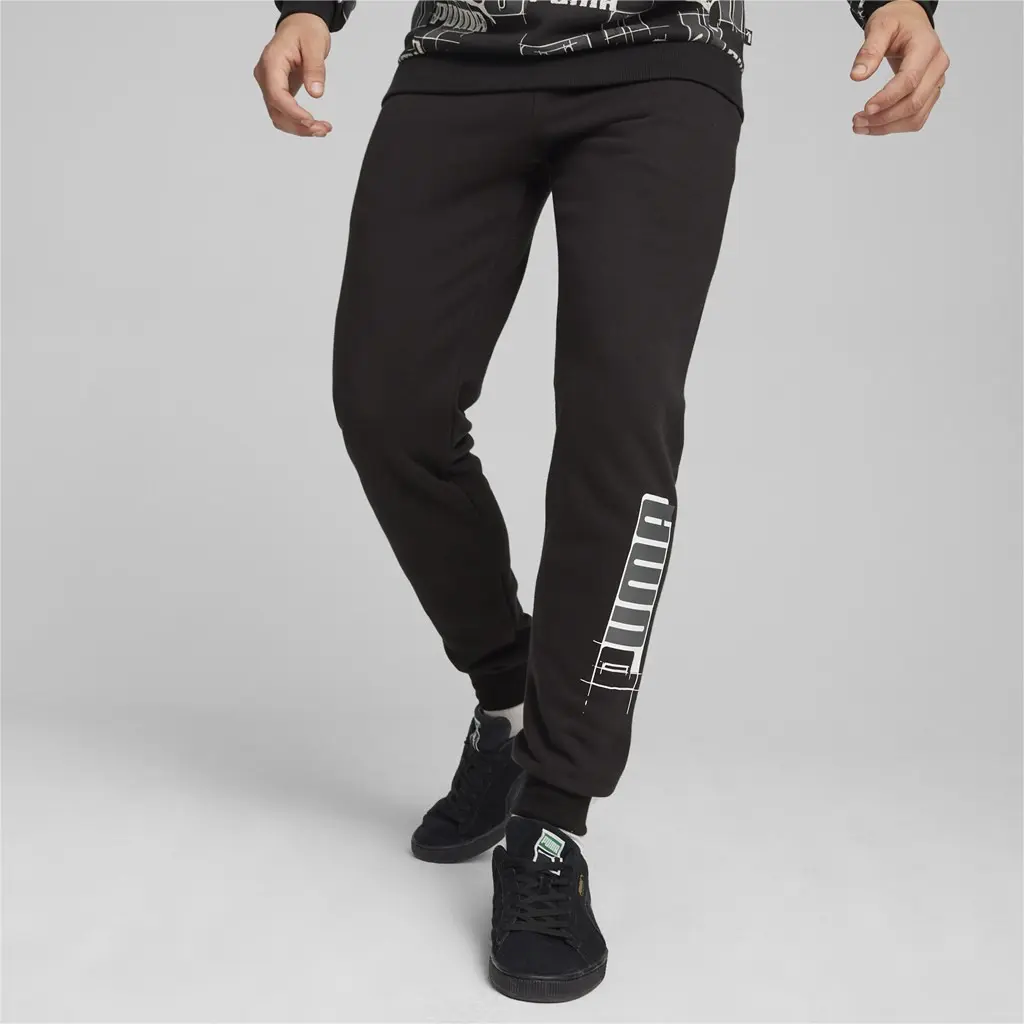 Puma ESS+ LOGO LAB Sweatpants TR cl Pánské tepláky US M 678980-01