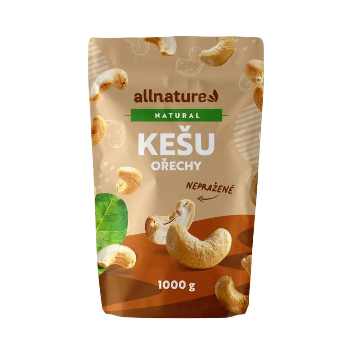 Allnature Kešu jádra, 1000 g