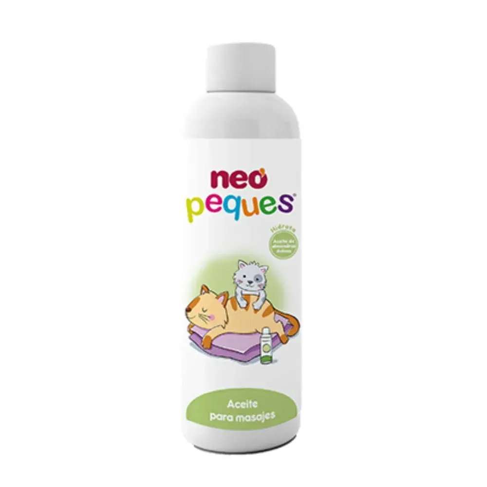 Neo Peques – Dětský masážní mandlový olej, 200 ml