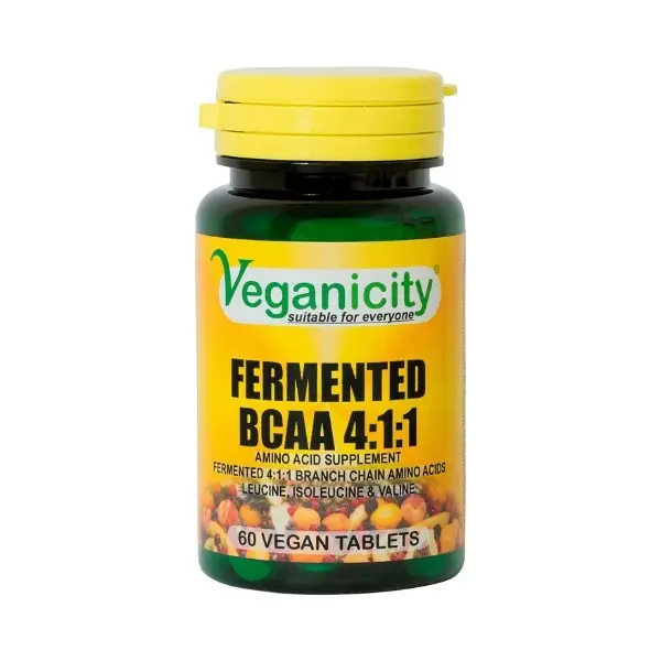 Veganicity BCAA 4:1:1 1000 mg (fermentované), 60 tablet
