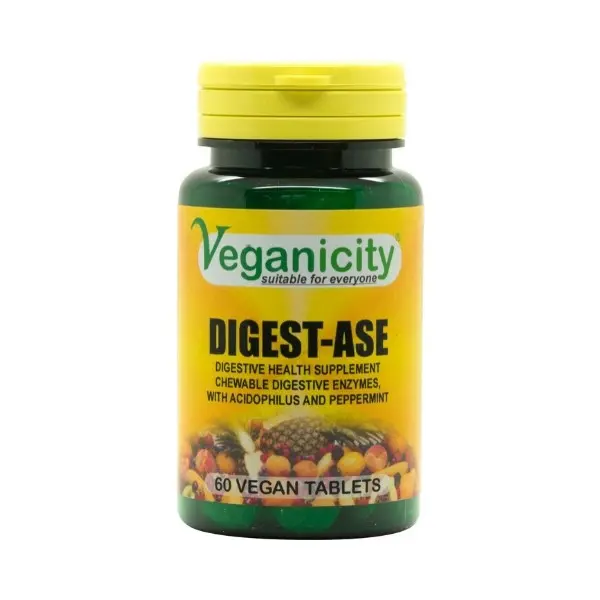 Veganicity Digest-Ase (Trávicí enzymy) 60 tablet