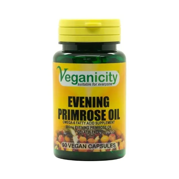 Veganicity Pupalkový olej 500mg, 90 kapslí