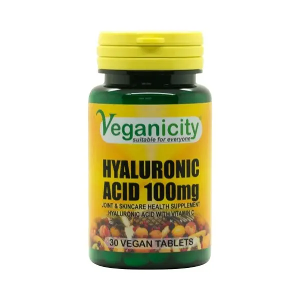 Veganicity Kyselina hyaluronová 100 mg, 30 tablet