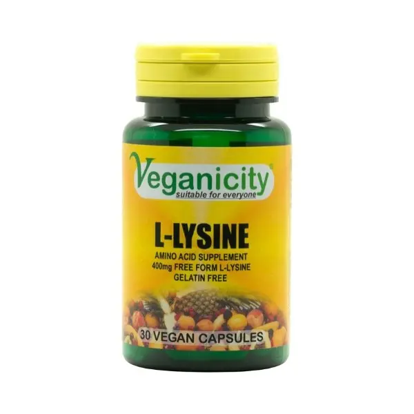 Veganicity L-Lysine 400mg, 30 vegan tablet