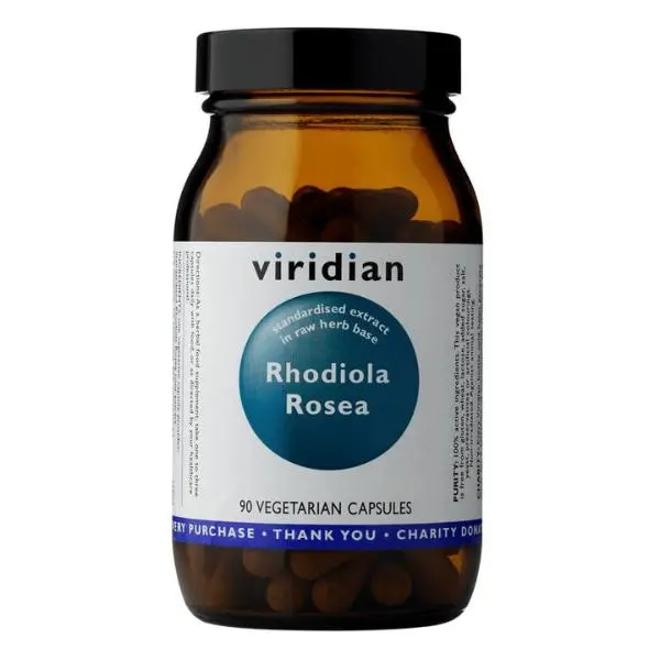 Viridian Nutrition Viridian Rhodiola Rosea 90 kapslí