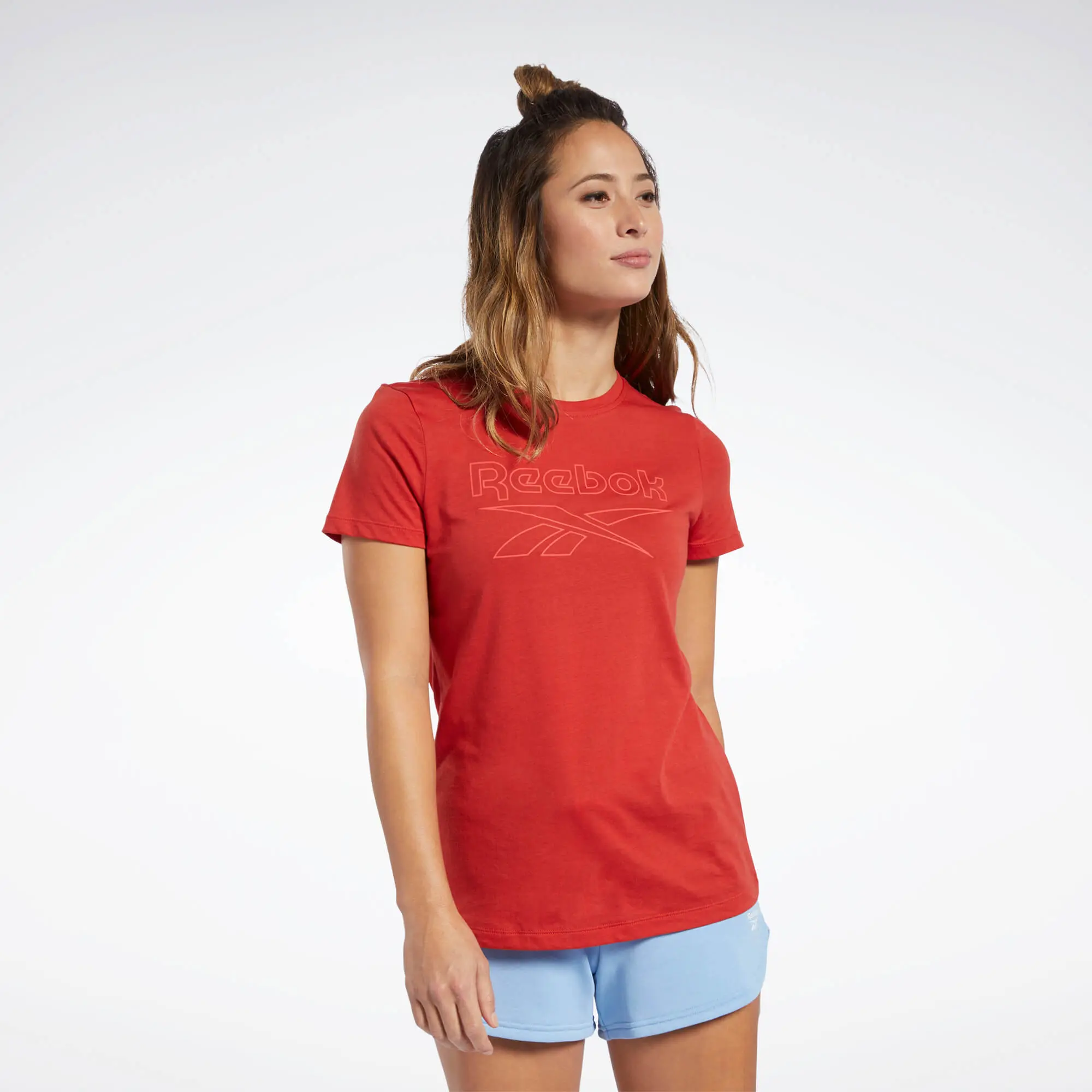 Reebok TE Graphic Tee Delta Dámské tričko US XS FJ2740