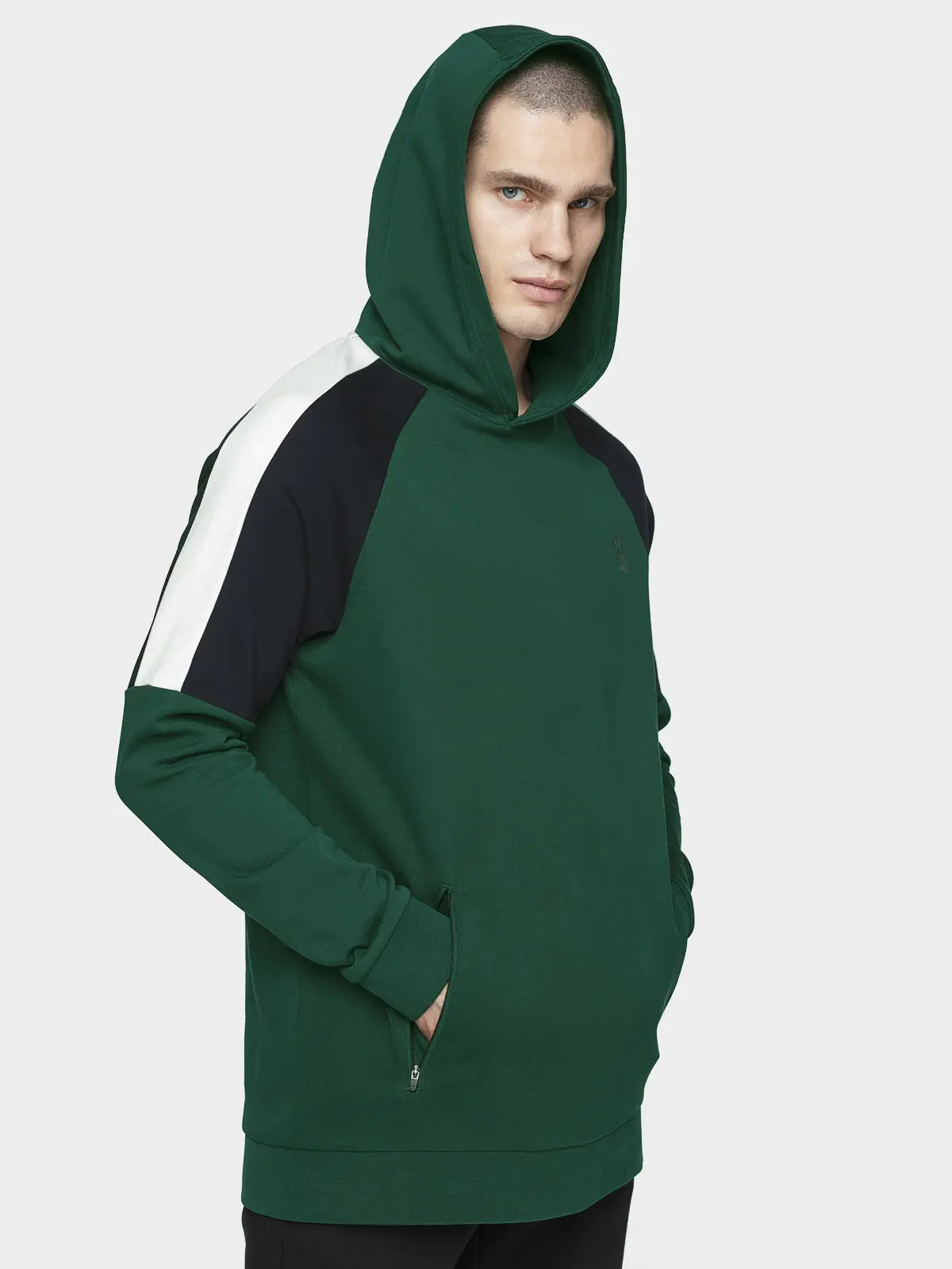 4F H4L21-BLM011 DARK GREEN Pánská mikina US