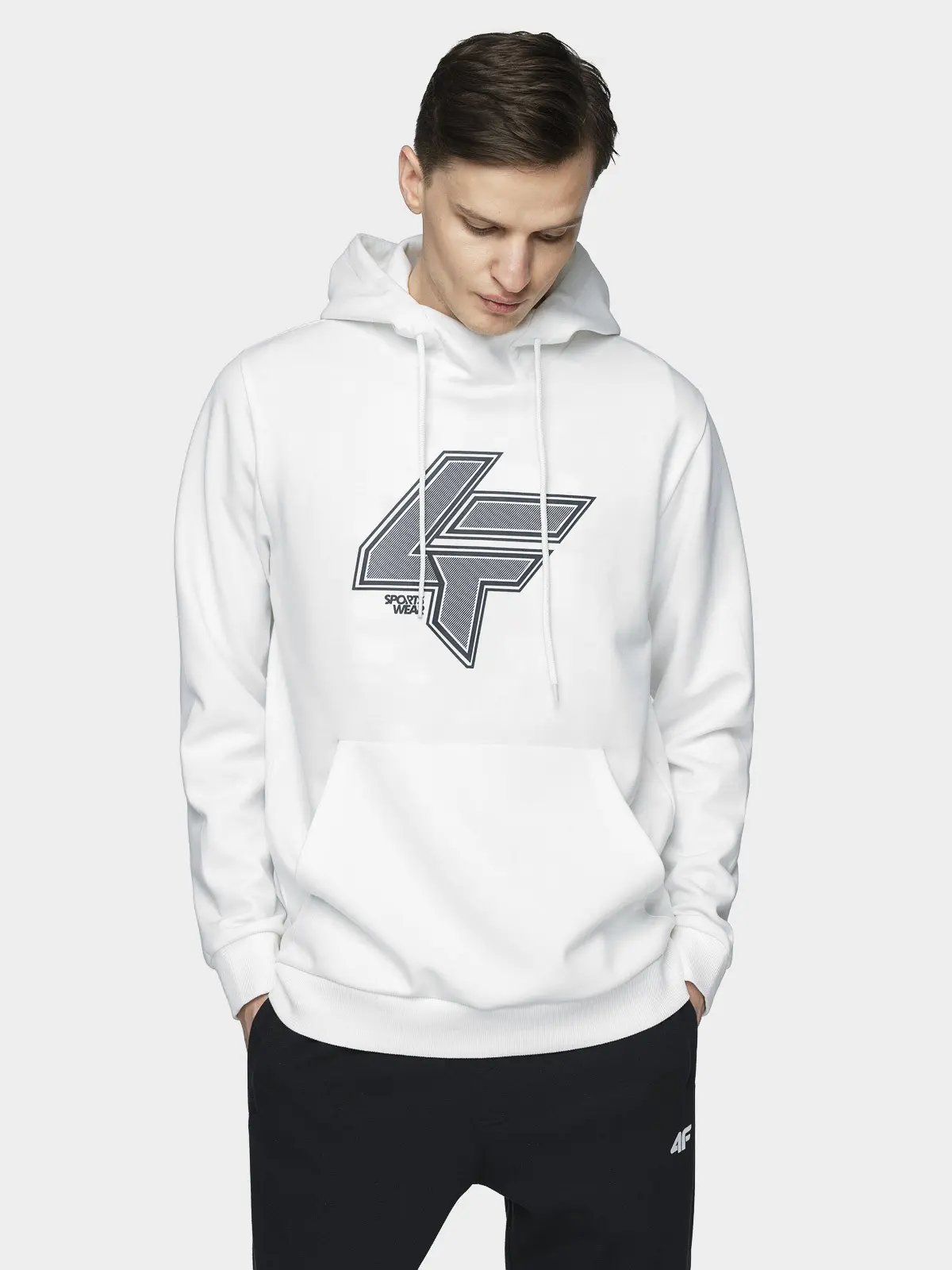 4F H4L21-BLM010 OFF WHITE Pánská mikina US
