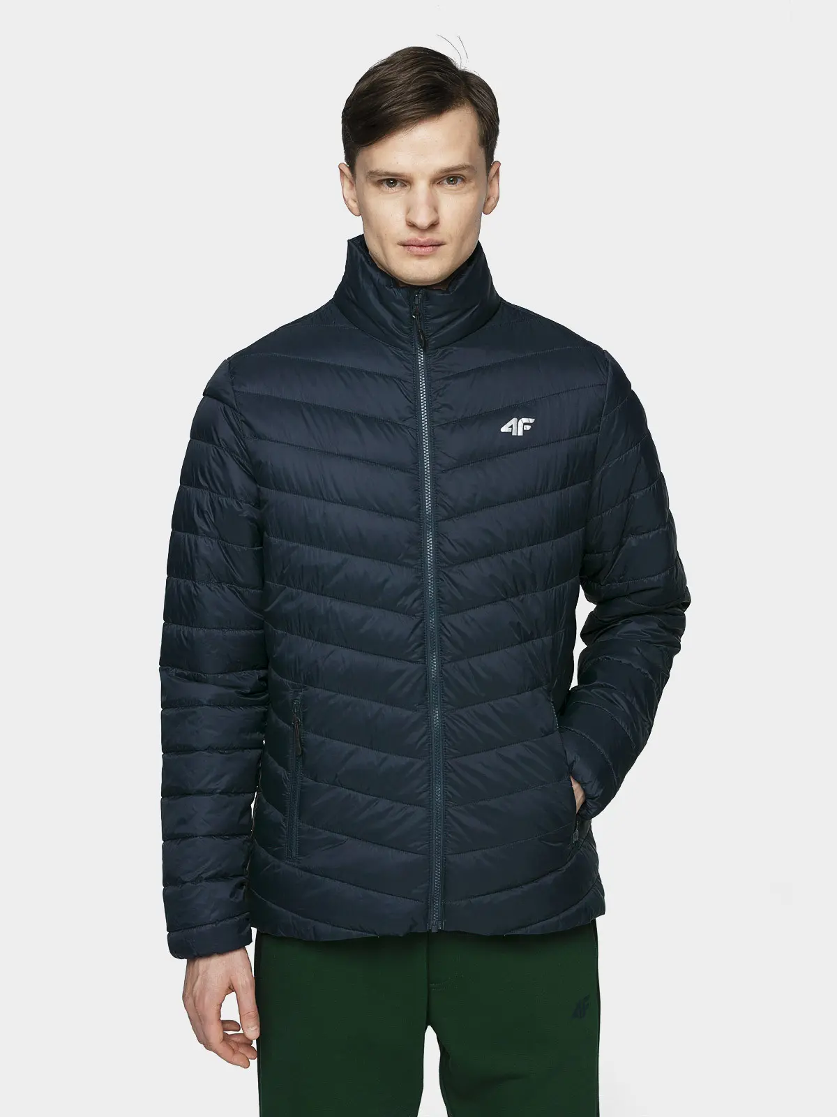 4F H4L21-KUMP002 NAVY Pánská bunda US