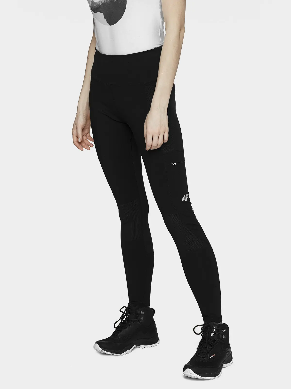 4F H4L21-SPDTR060 DEEP BLACK Dámské legíny US