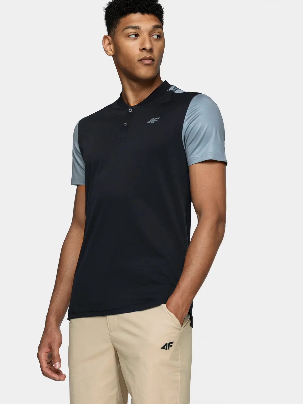 4F H4L21-TSMF083 NAVY Pánské tričko US