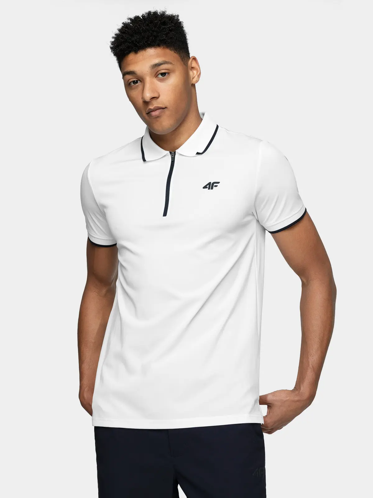 4F H4L21-TSMF081 WHITE Pánské tričko US