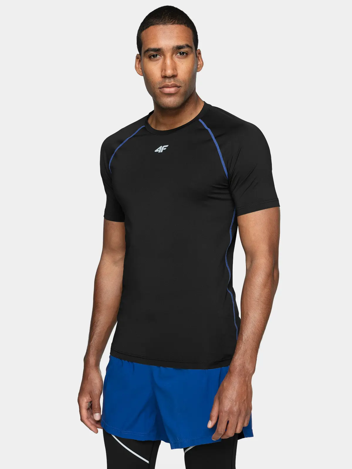 4F H4L21-TSMF011 DEEP BLACK Pánské tričko US