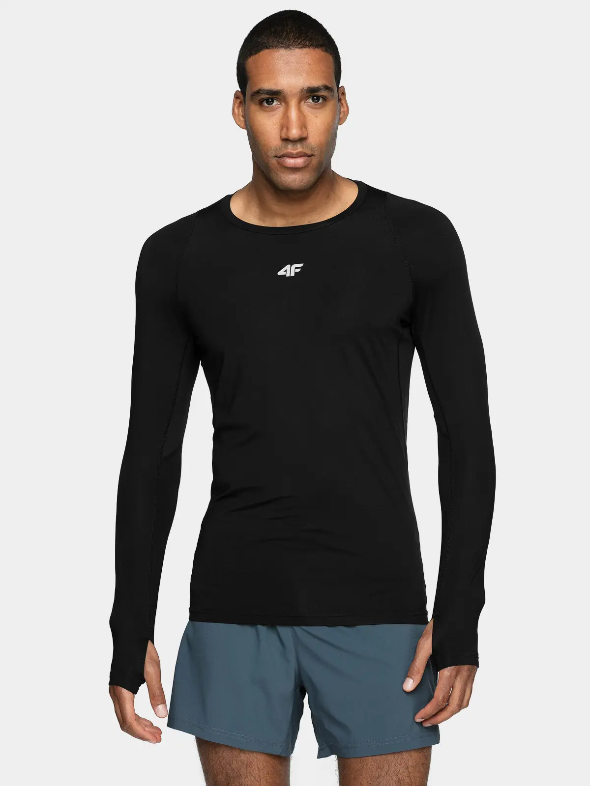 4F H4L21-TSMLF012 DEEP BLACK Pánské tričko US