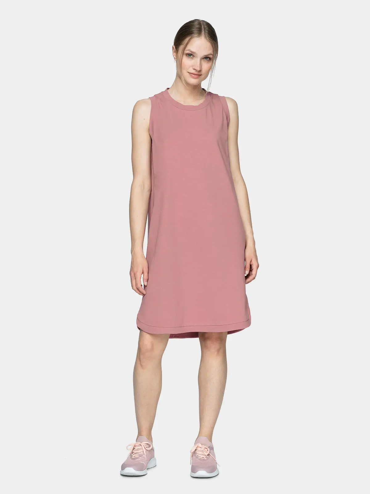 Outhorn HOL21-SUDD610 DARK PINK Dámské šaty US
