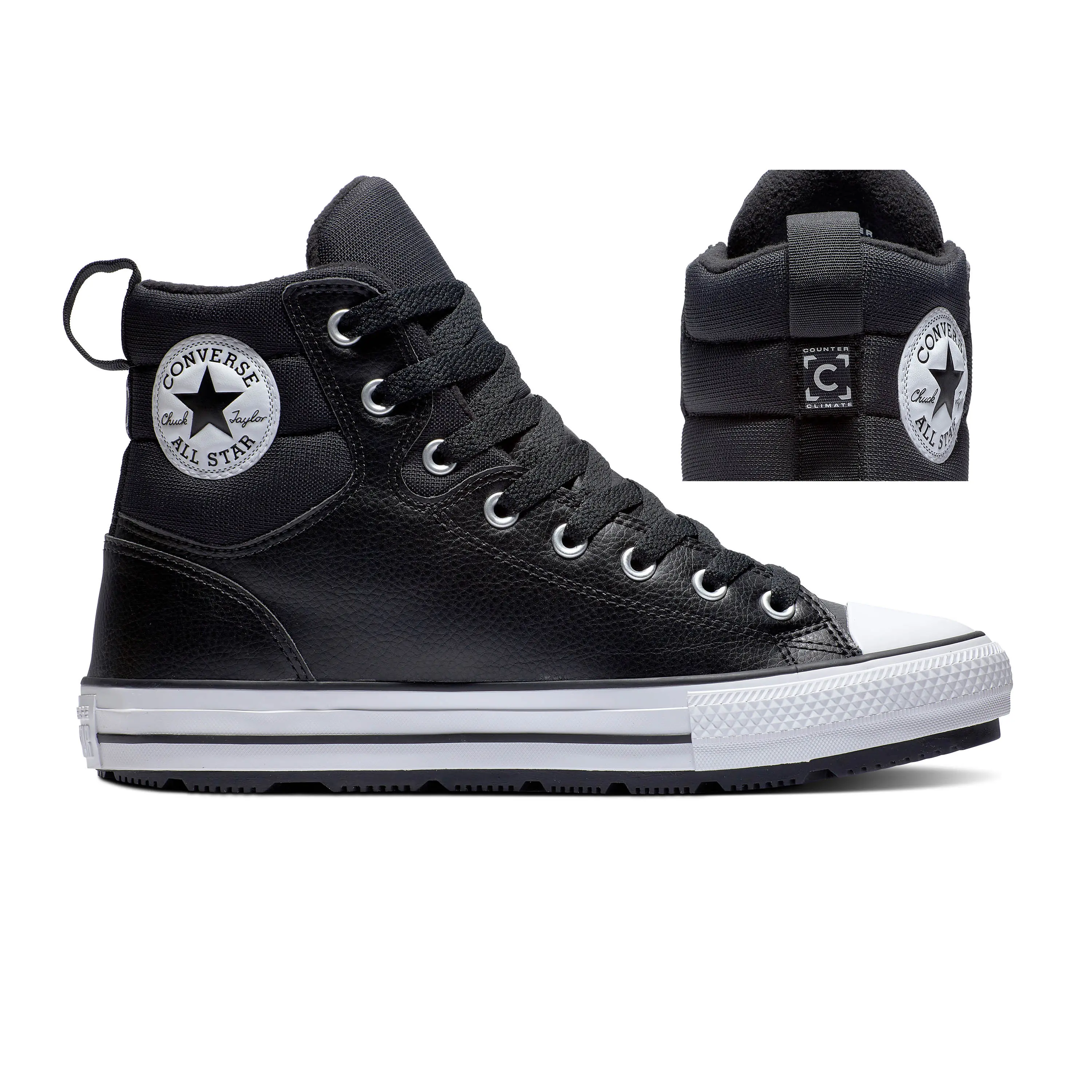 converse CHUCK TAYLOR ALL STAR FAUX LEATHER BERKSHIRE BOOT Boty EU