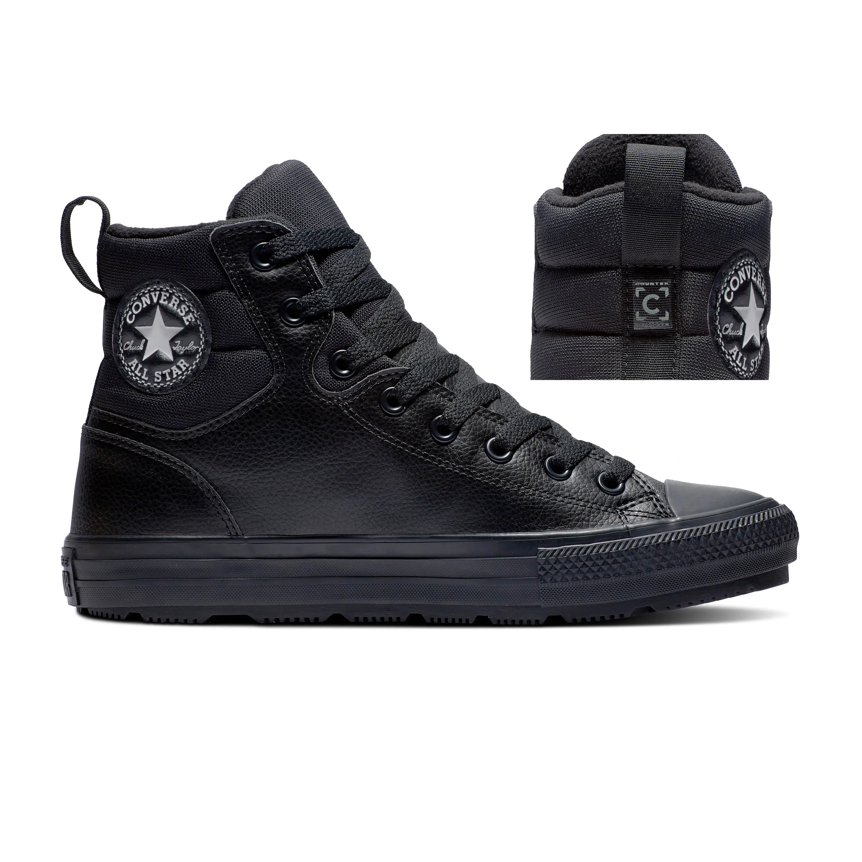 converse CHUCK TAYLOR ALL STAR FAUX LEATHER BERKSHIRE BOOT Boty EU