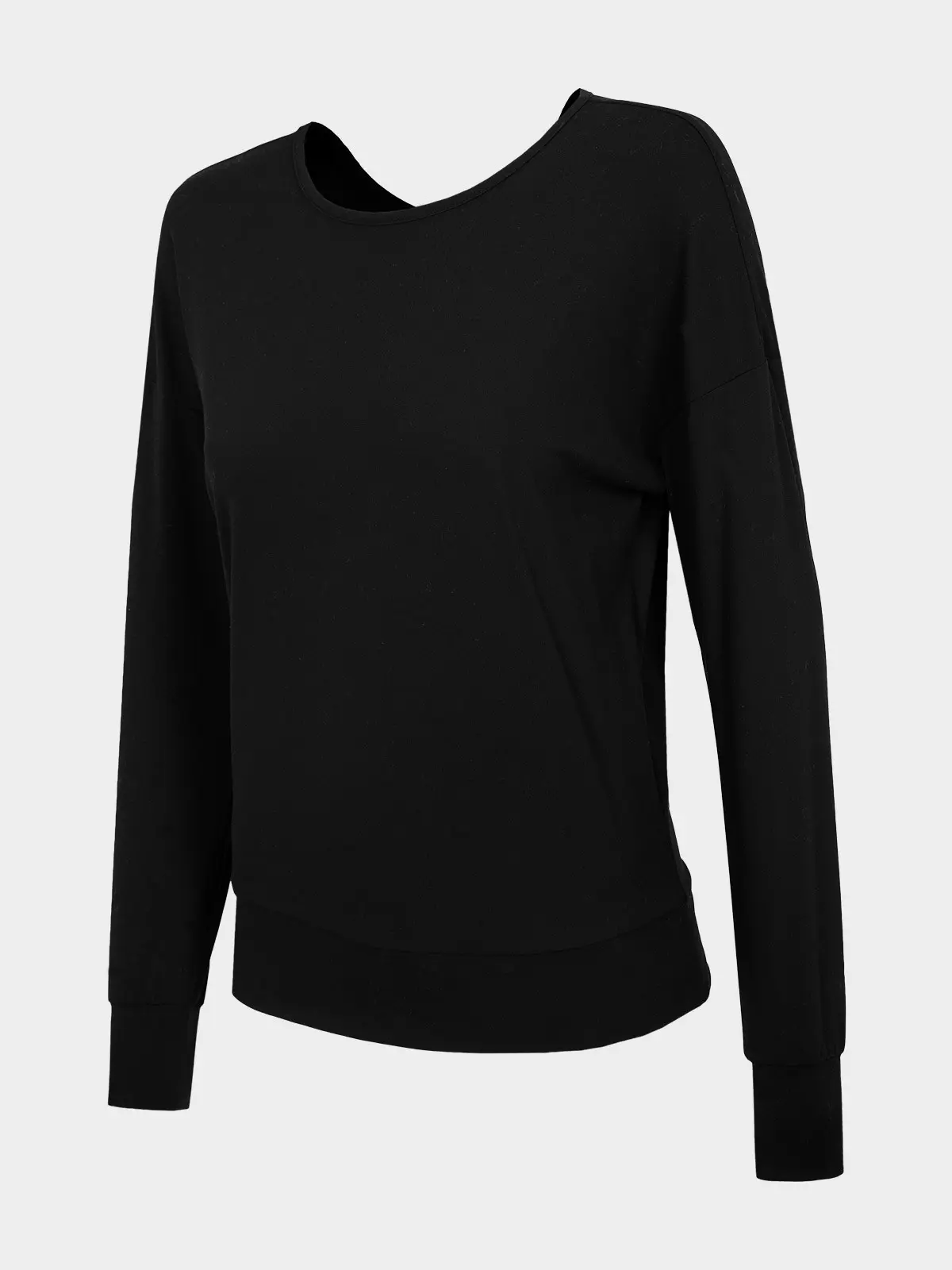 4F H4L22-BLD028 DEEP BLACK Dámská mikina US