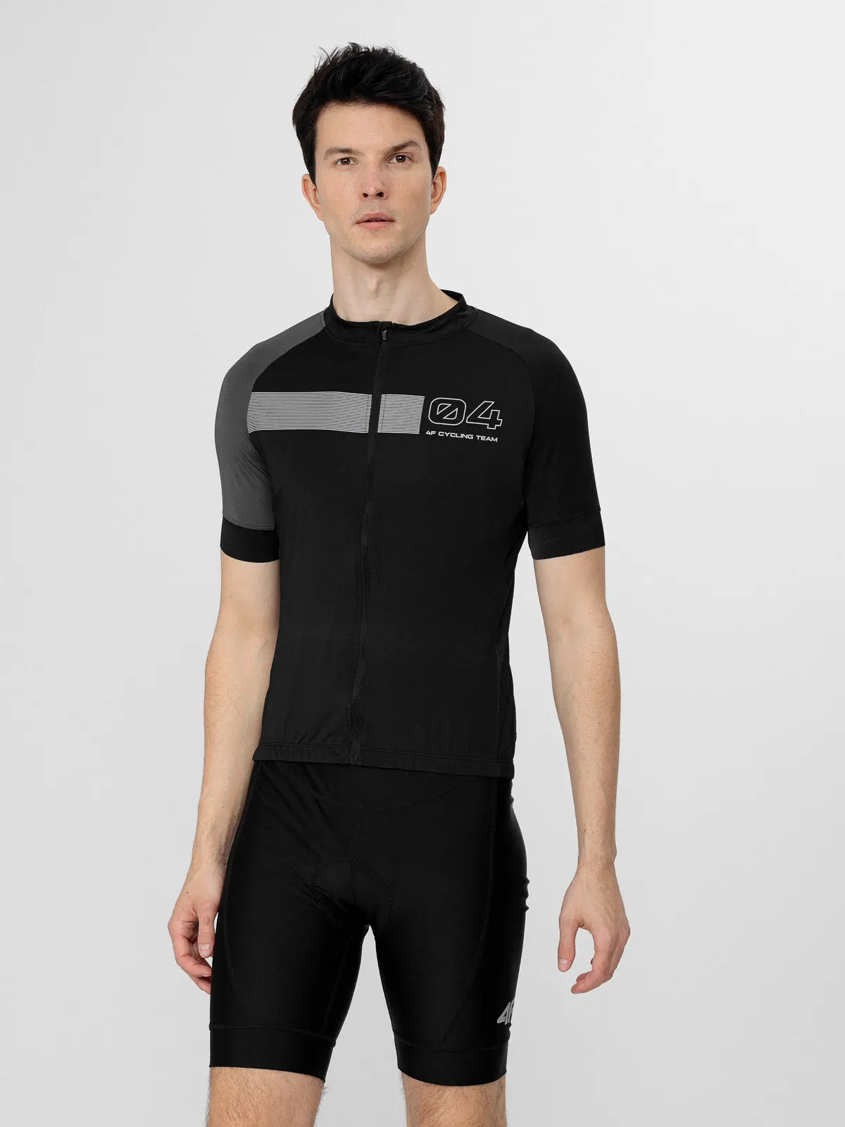 4F H4L22-RKM002 DEEP BLACK Cyklistický dres US L H4L22-RKM002 DEEP BLACK