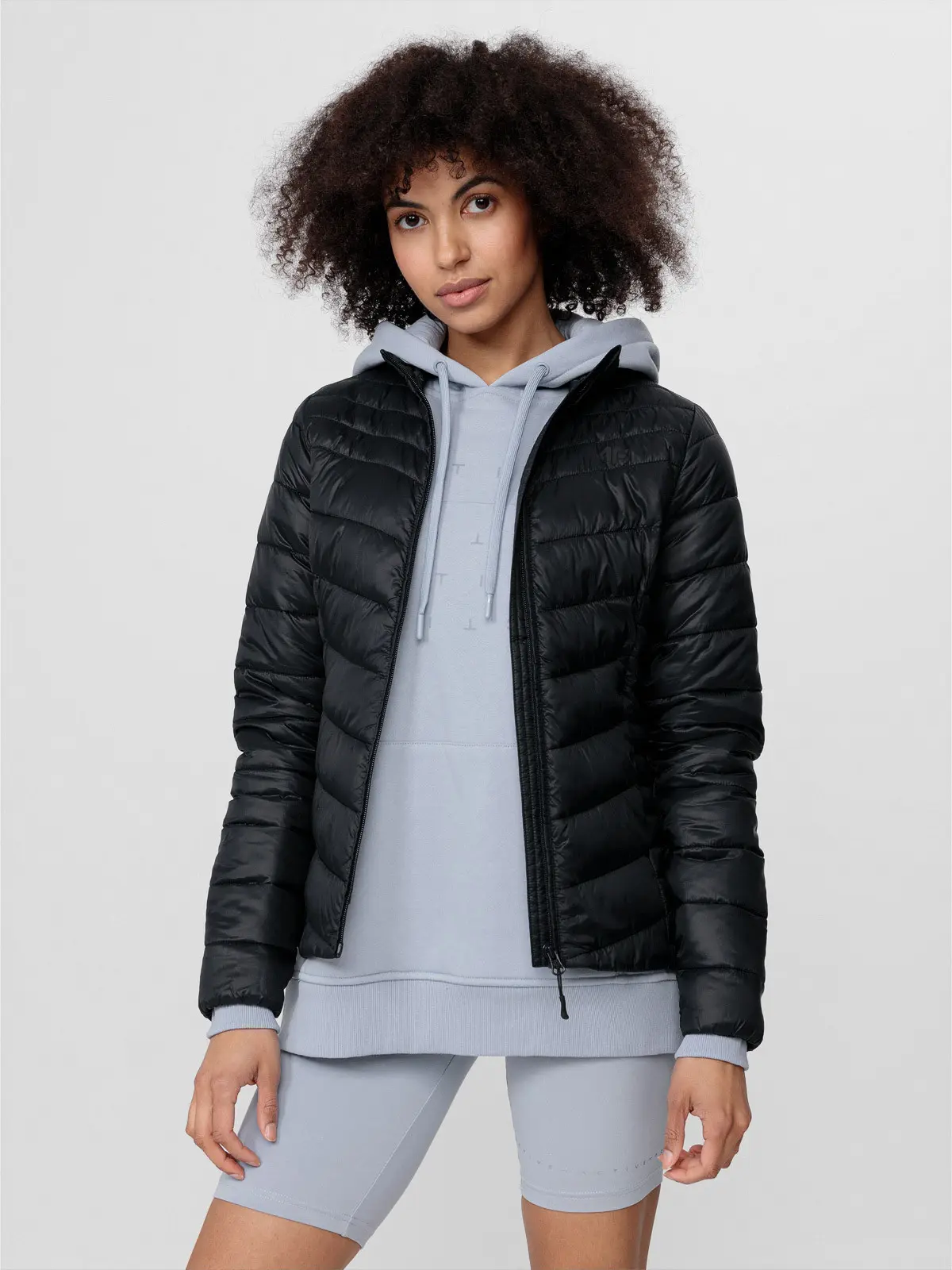 4F H4L22-KUDP003 ANTHRACITE Dámská bunda US