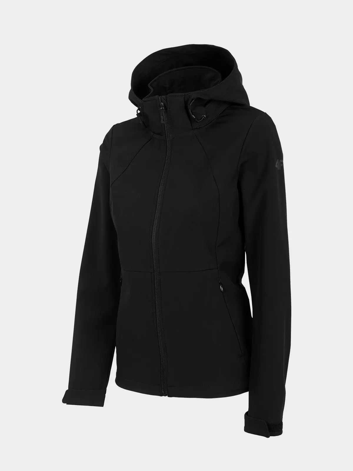 4F H4L22-SFD001 DEEP BLACK Dámská softshellová bunda US XS H4L22-SFD001 DEEP BLACK