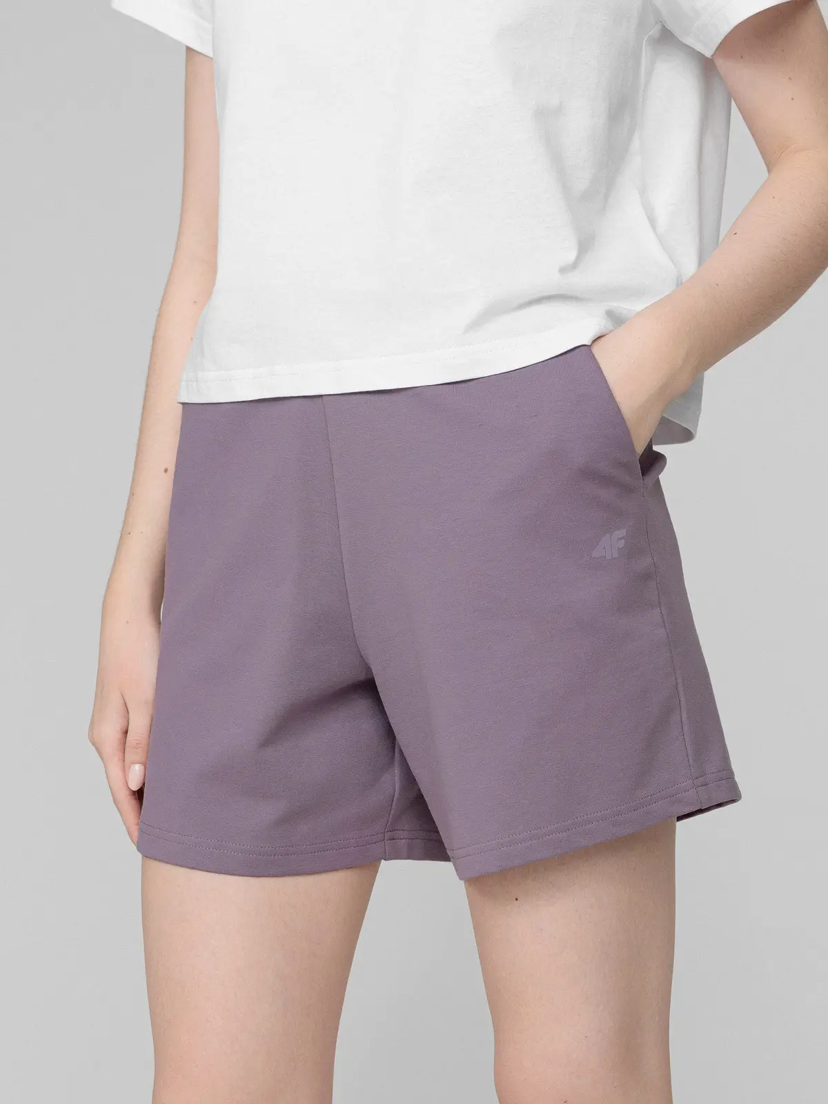 4F H4L22-SKDD016 VIOLET Dámské kraťasy US
