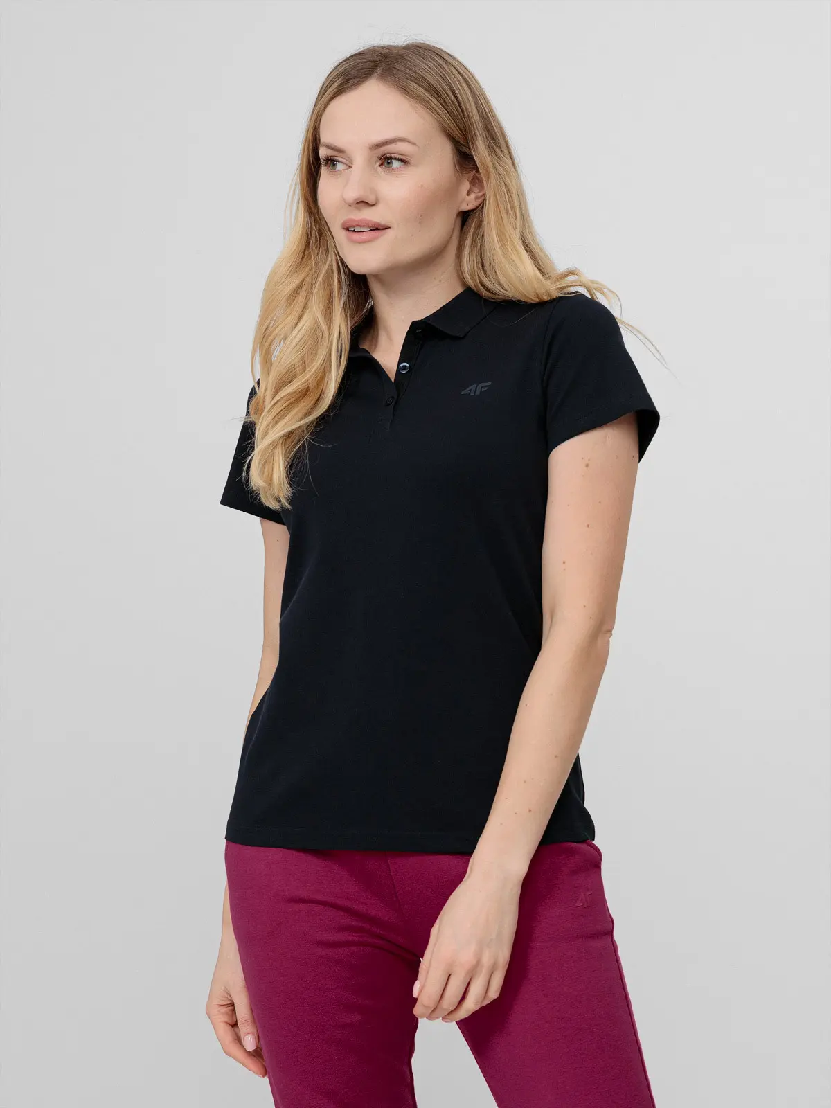 4F H4L22-TSD355 NAVY Dámské polo tričko US