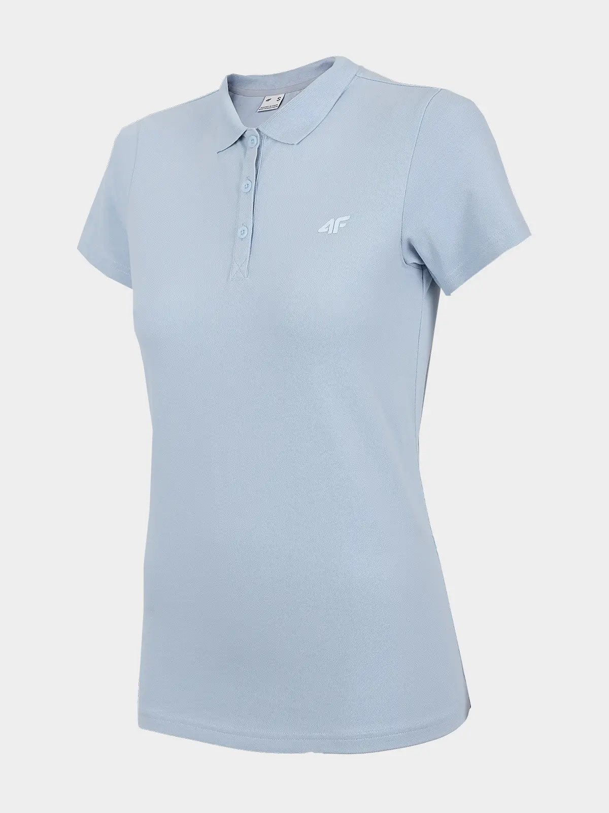 4F H4L22-TSD355 LIGHT BLUE Dámské polo tričko US