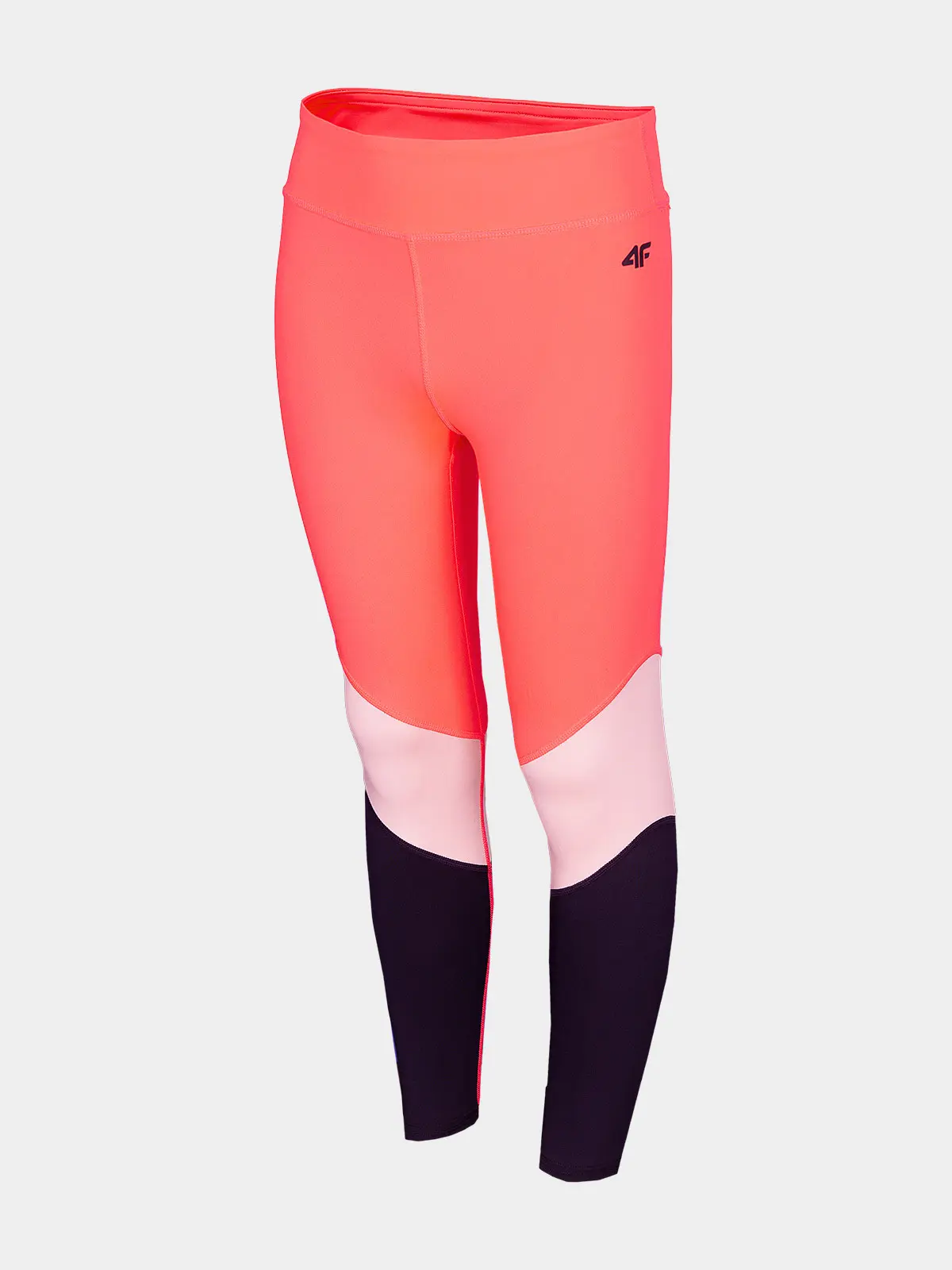 4F HJL22-JSPDF003 MULTICOLOUR NEON Dětské legíny EU 122/128 HJL22-JSPDF003 MULTICO NEON