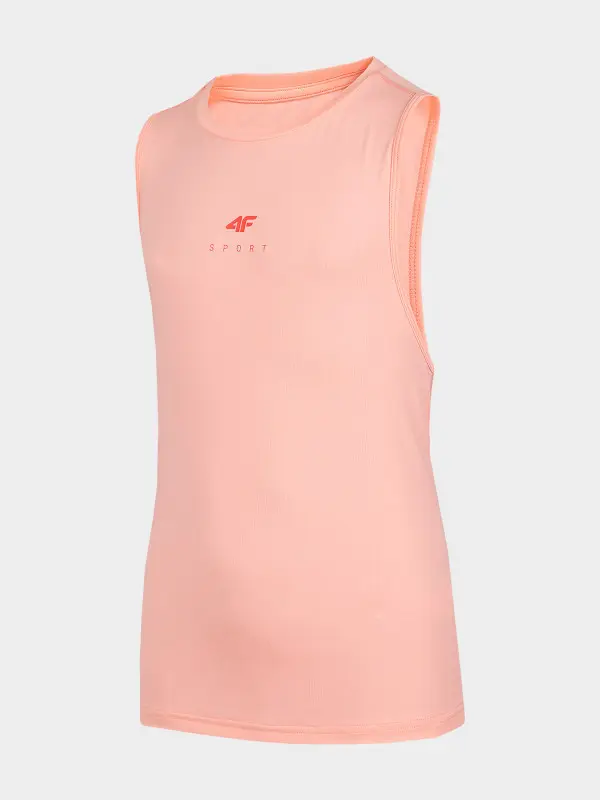 4F HJL22-JTSDF002 SALMON CORAL NEON Dětské tílko EU