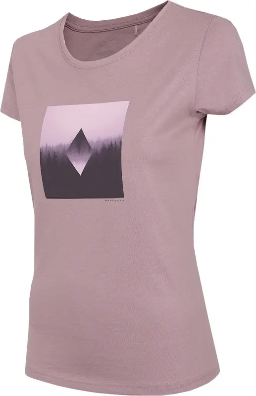 4F H4L22-TSD061 LIGHT VIOLET Dámské tričko US