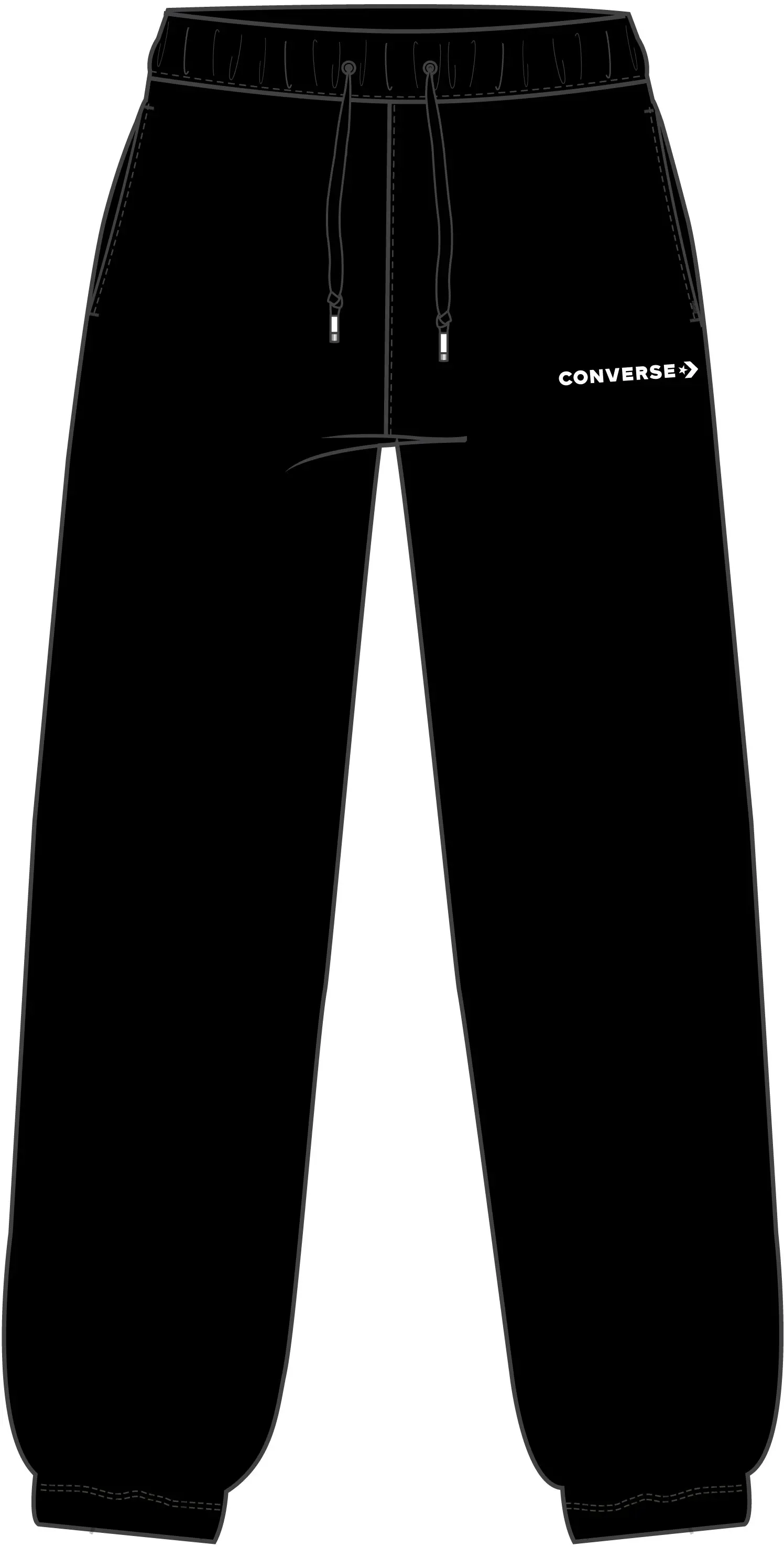 converse WORDMARK FLEECE JOGGER Dámské tepláky US