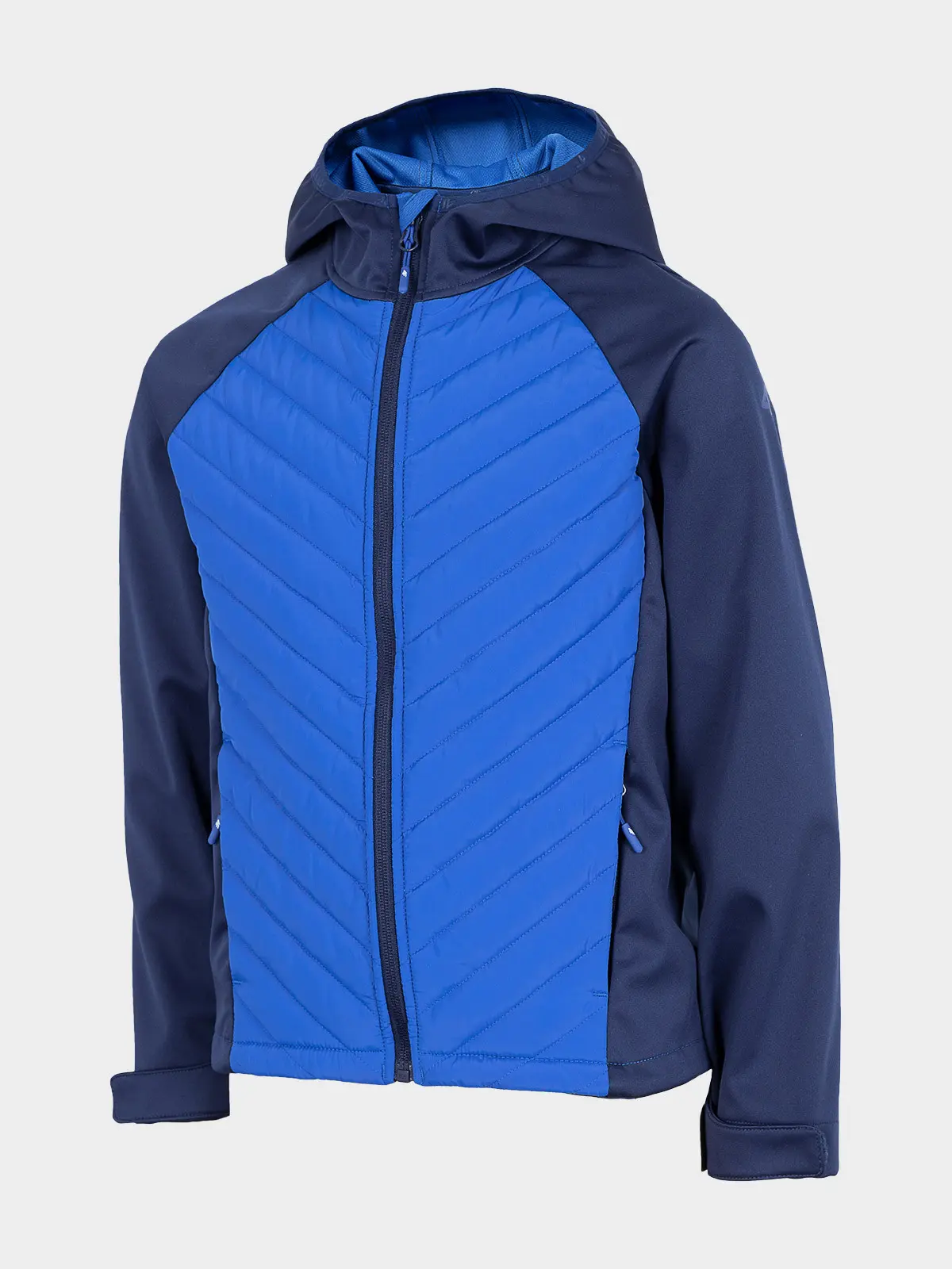 4F HJZ22-JSFM002 NAVY Dětská softshellová bunda EU