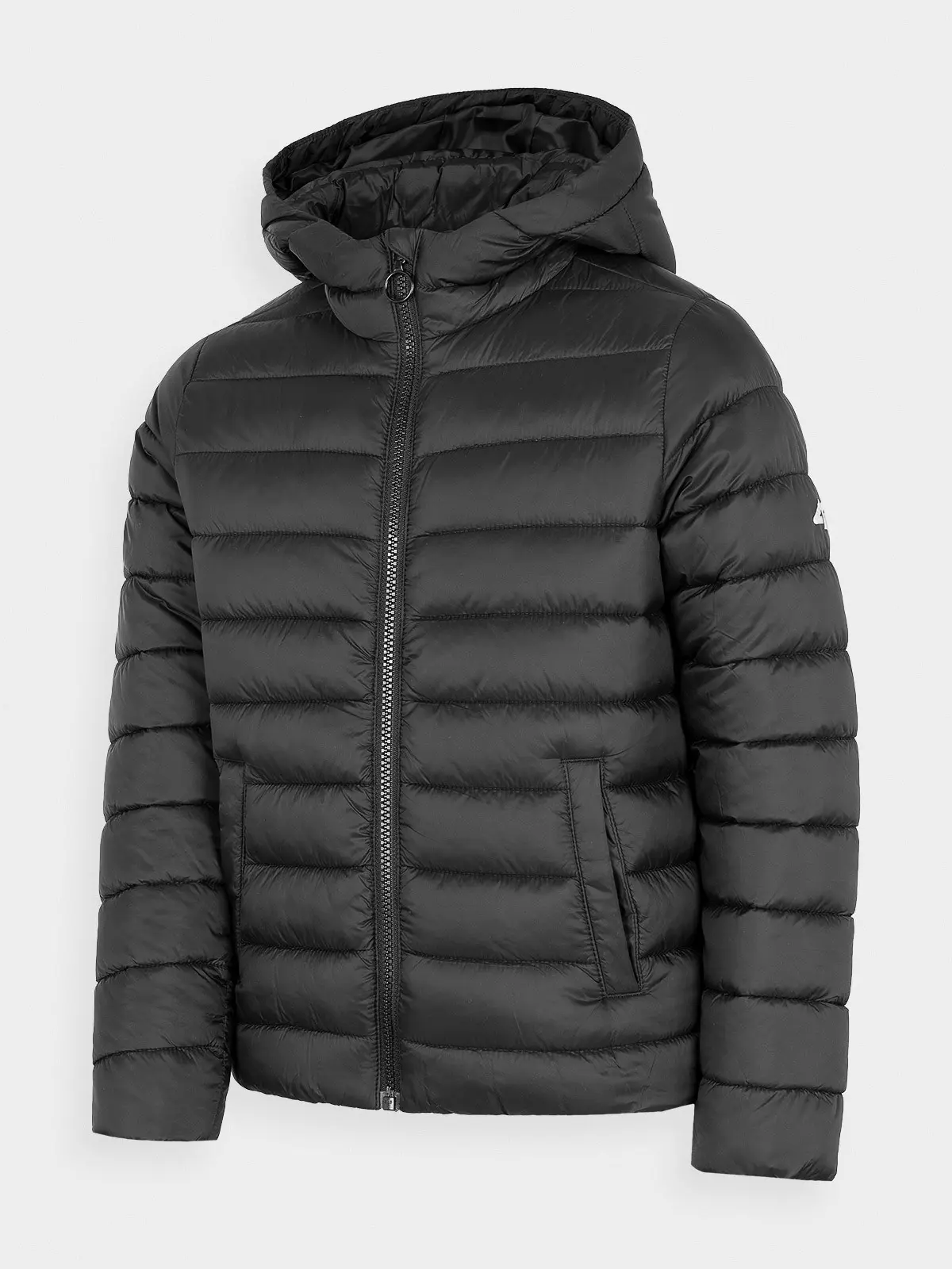 4F HJZ22-JKUDP001 DEEP BLACK Dětská zimní bunda EU