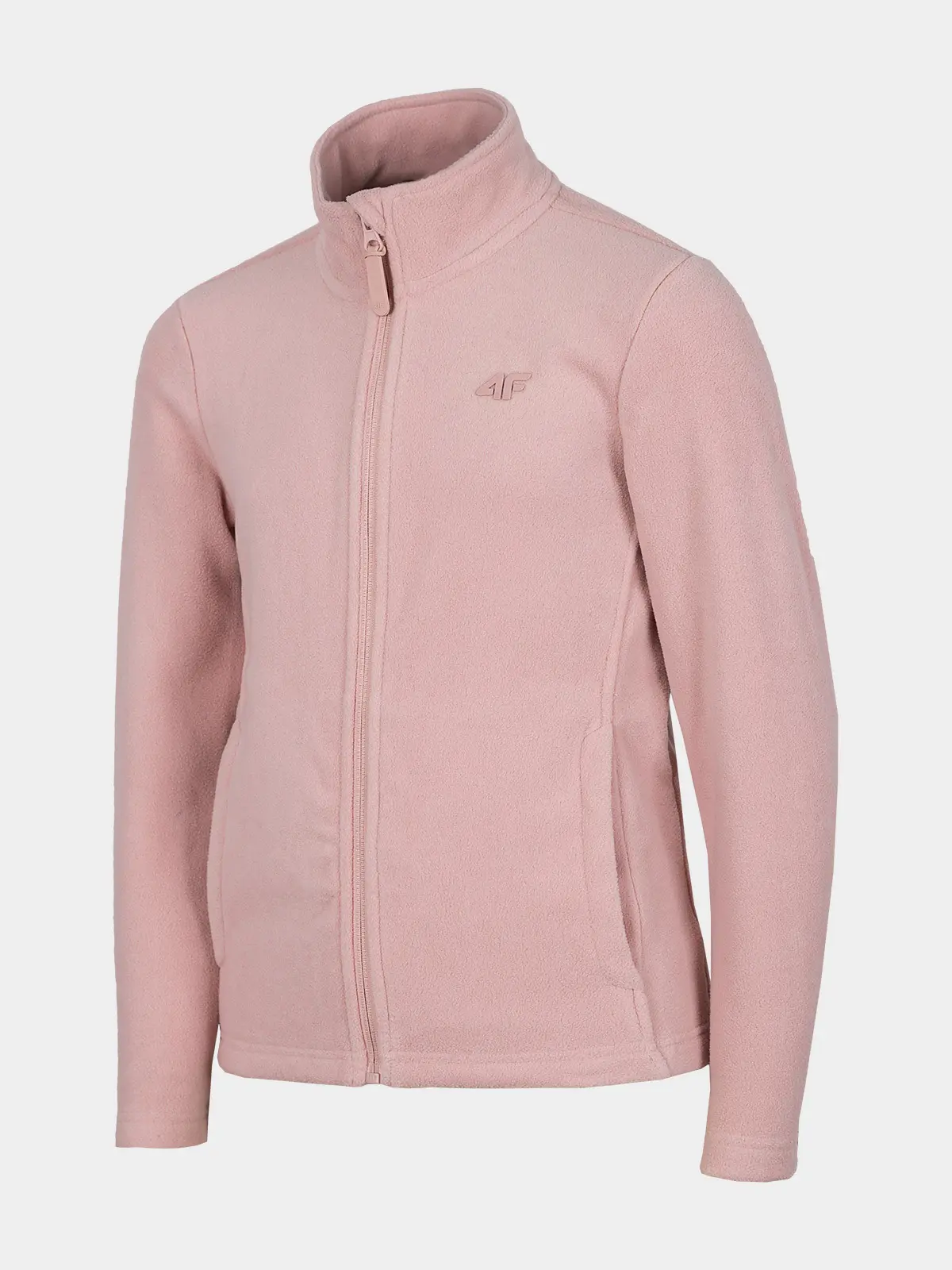 4F HJZ22-JPLD001 LIGHT PINK Dětská fleecová mikina EU 164 HJZ22-JPLD001 LIGHT PINK