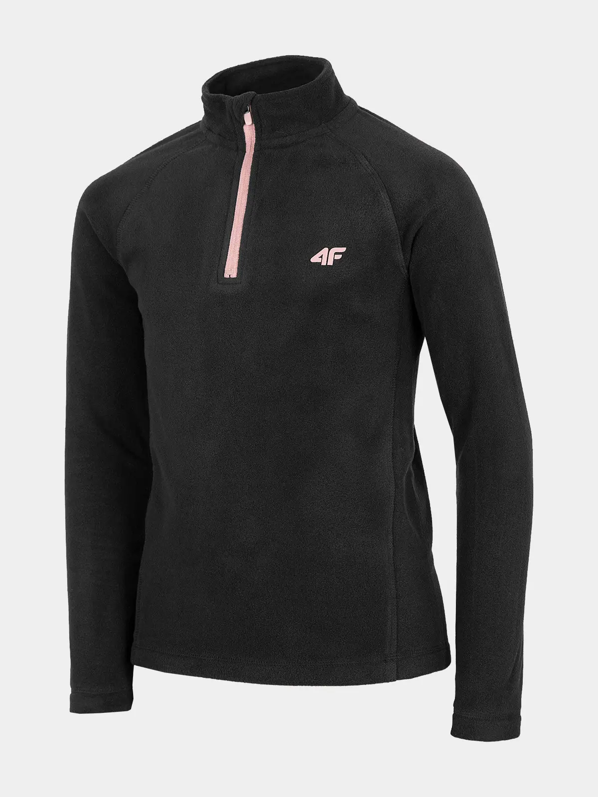 4F HJZ22-JBIDP001 DEEP BLACK Dětské fleecové tričko EU