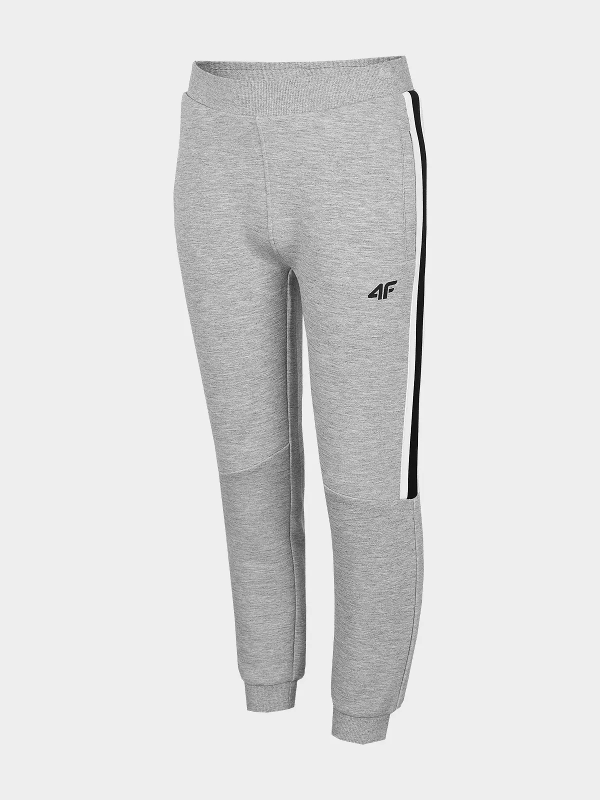 4F HJZ22-JSPMD003 COLD LIGHT GREY MELANGE Dětské tepláky EU
