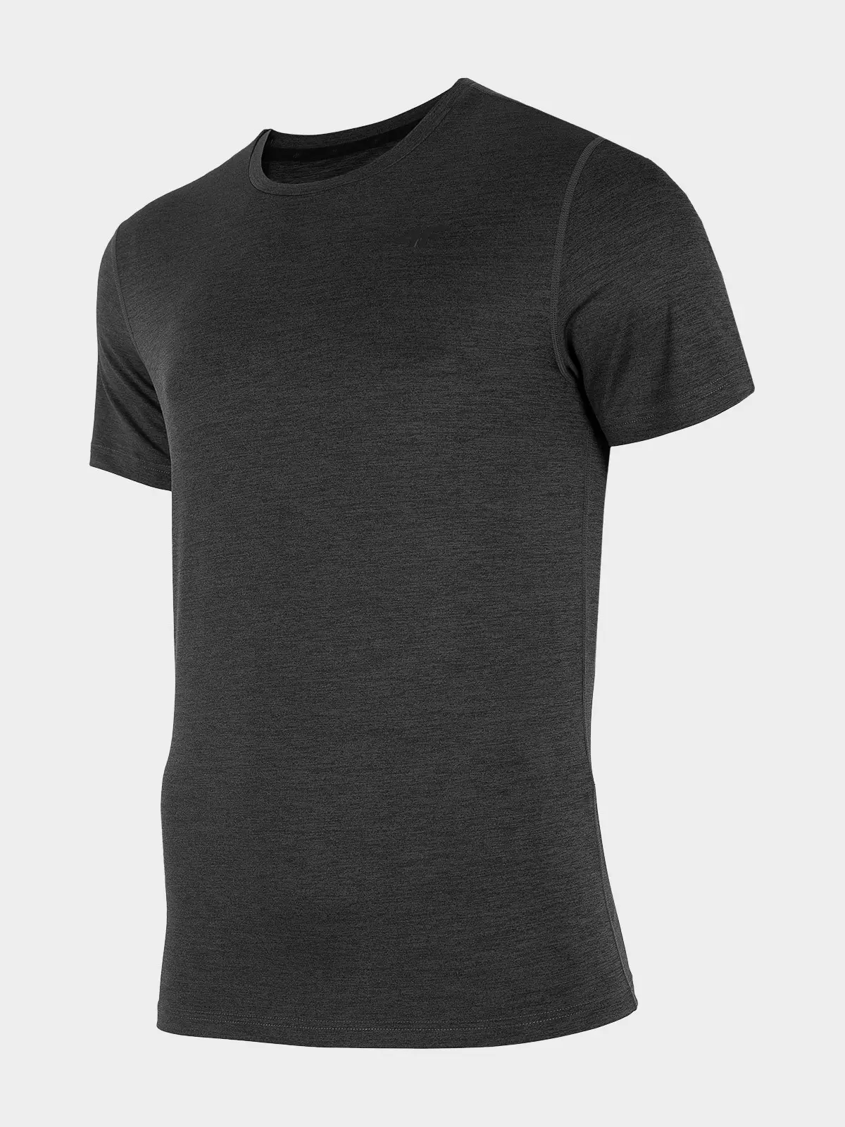 4F H4Z22-TSMF352 DEEP BLACK MELANGE Pánské tričko US