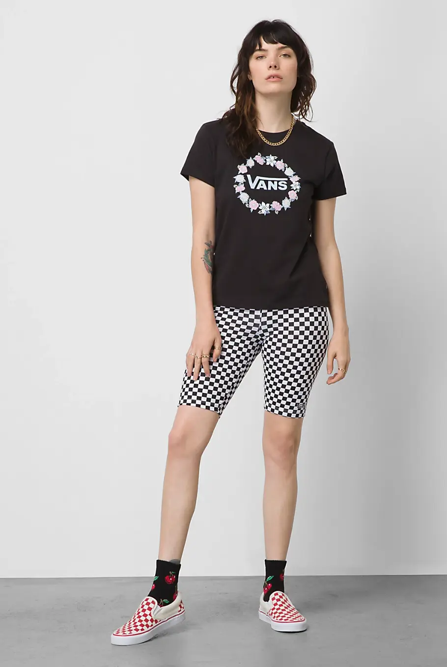 Legíny Vans Flying V Print Short Wms - Černá -