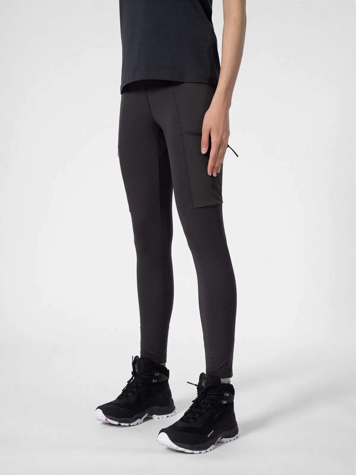 4F 4FSS23TFTRF112 ANTHRACITE Dámské trekingové legíny US