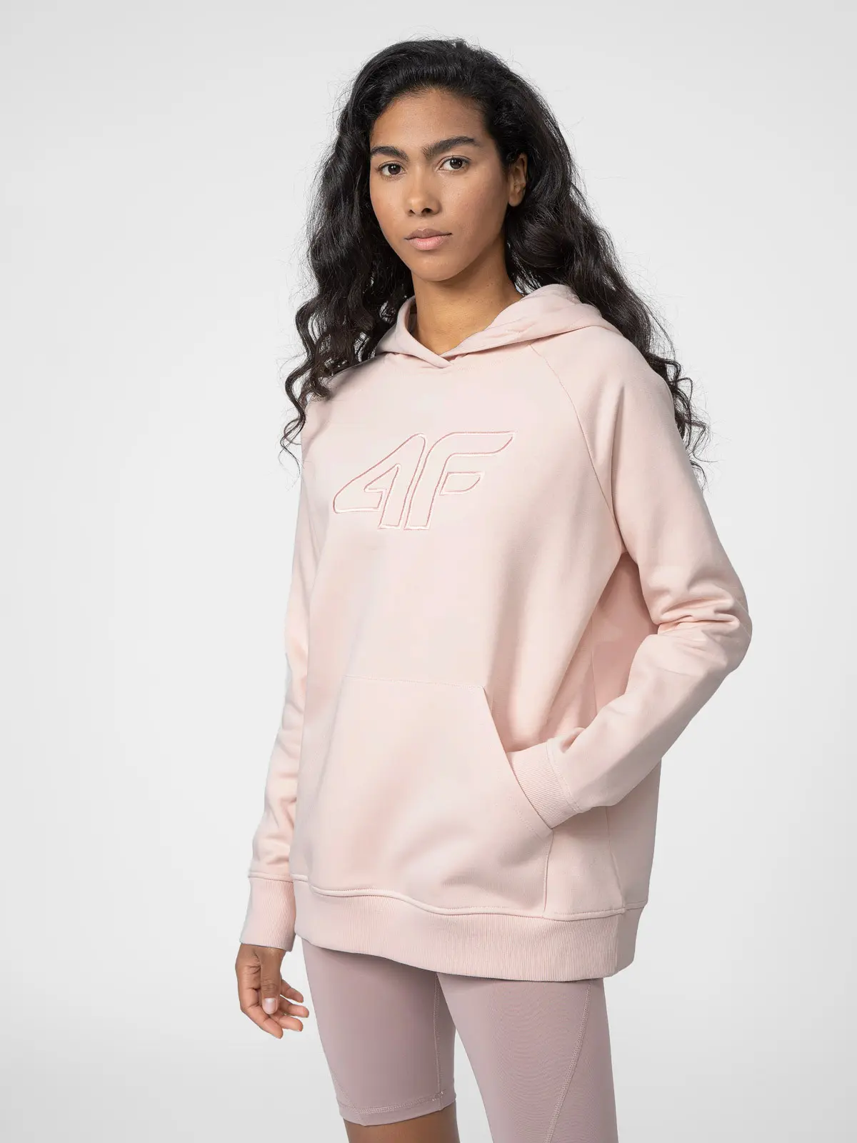 4F 4FSS23TSWSF535 CREME Dámská mikina US