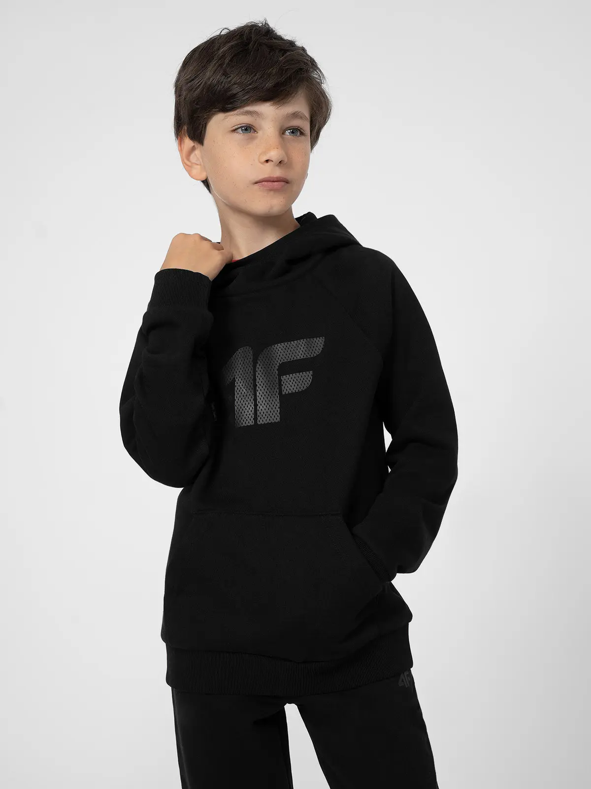 4F 4FJSS23TSWSM220 DEEP BLACK Dětská mikina EU