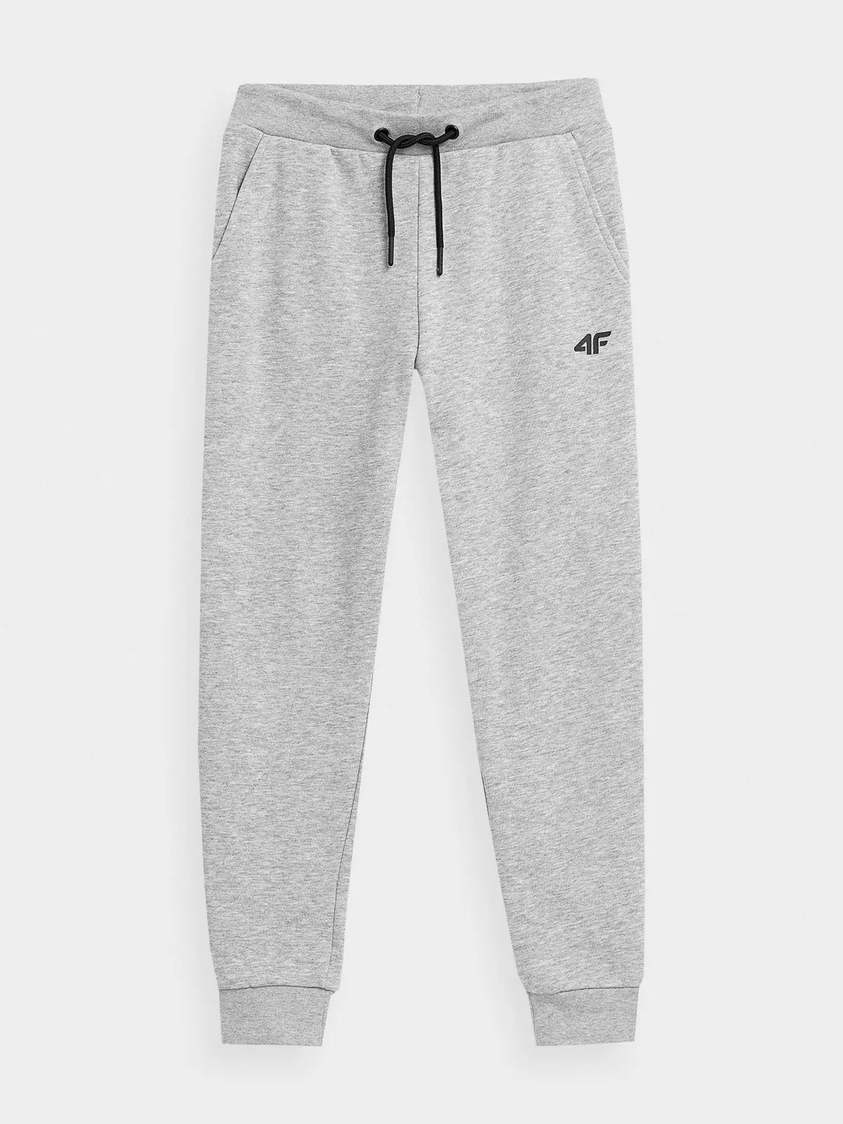 4F 4FJSS23TTROM131 COLD LIGHT GREY MELANGE Dětské tepláky EU