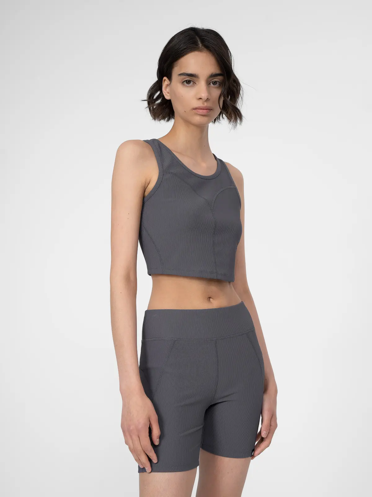 4F 4FSS23TTSHF330 ANTHRACITE Dámské tílko US