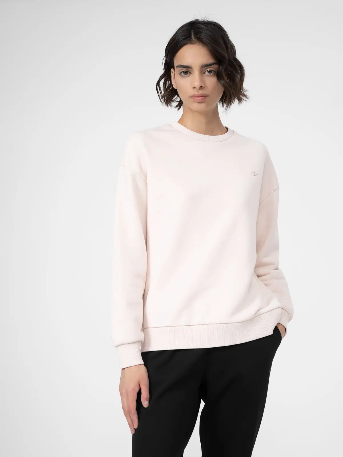 4F 4FSS23TSWSF537 CREME Dámská mikina US