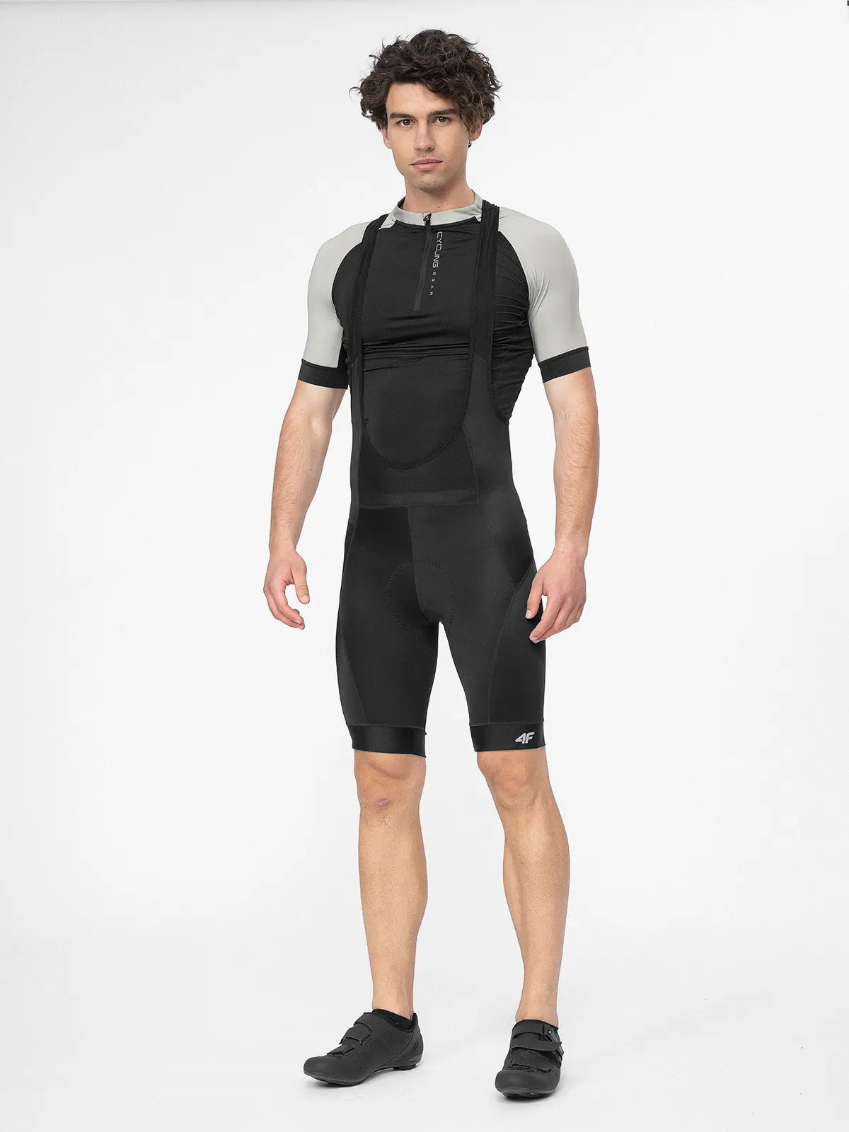 4F 4FSS23TFSHM157 DEEP BLACK Pánské cyklistické kraťasy US