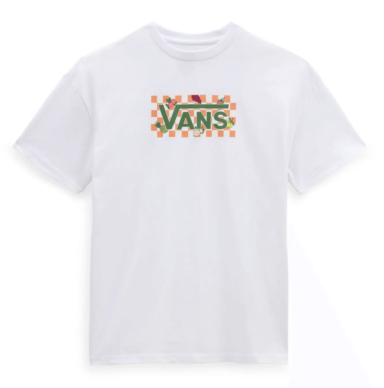 Vans FRUIT CHECKERBOARD BOX LOGO OVERSIZED Dámské tričko US
